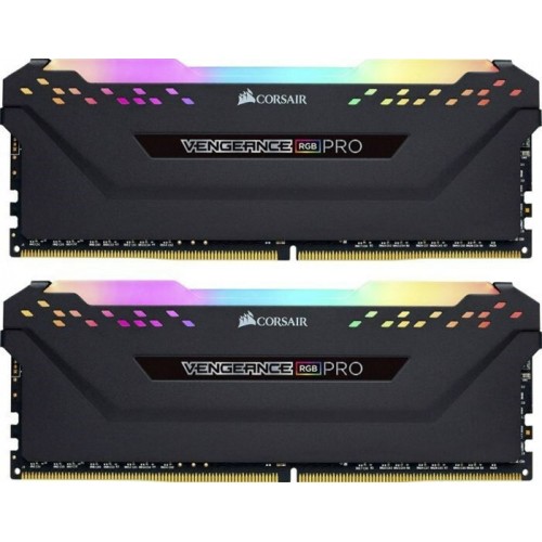 RAM CORSAIR VENGEANCE RGB PRO 16GB 2X8 DDR4-3600MHz CMW16GX4M2D3600C18