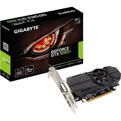VGA GIGABYTE GEFORCE GTX1050TI 4GB OC LOW PROFILE GV-N105TOC-4GL