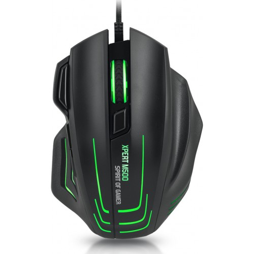 MOUSE SPIRIT OF GAMER GAMING 5000dpi 7LED COLORS S-XM500