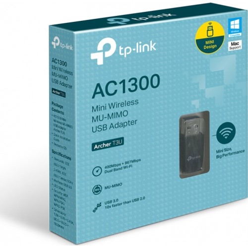 WIRELESS ADAPTER TP-LINK ARCHER T3U v1