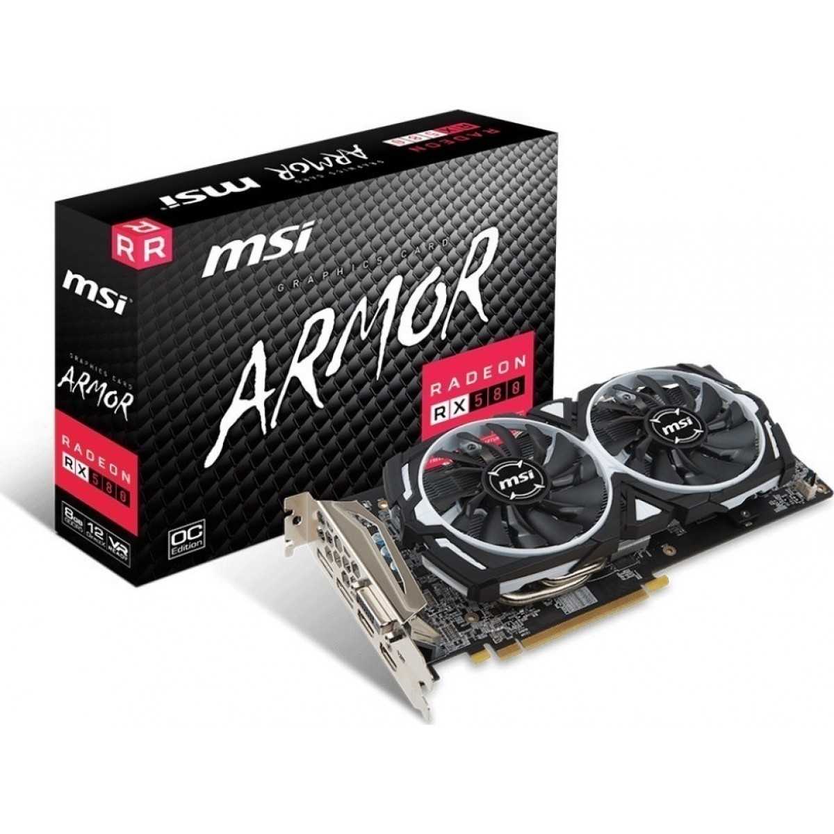 VGA MSI RADEON RX580 ARMOR OC 8GB V341-064R
