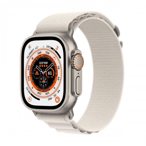 APPLE WATCH ULTRA 49mm TITANIUM ALPINE LOOP MEDIUM STARLIGHT EU MQFR3