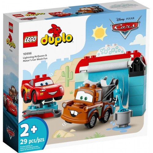 LEGO DUPLO 10996 LIGHTNING MCQUEEN AND MATER'S CAR WASH FUN