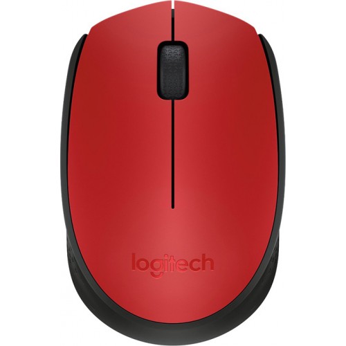 MOUSE LOGITECH M171 WIRELESS RED 910-004641