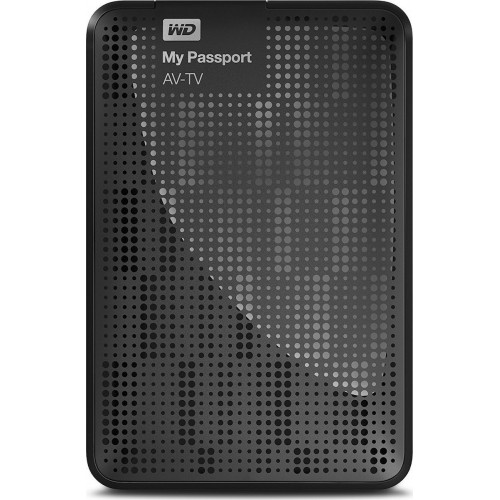 HDD EXTERN WD MY PASSPORT 1TB AV-TV USB 3.0 BLACK WDBHDK0010BBK-EESN