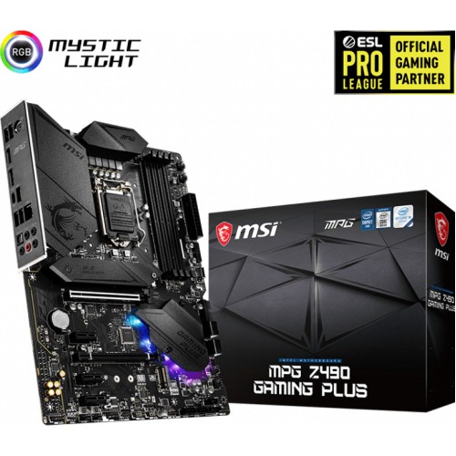 MOTHERBOARD MSI Z490 GAMING PLUS INTEL 1200 7C75-007R
