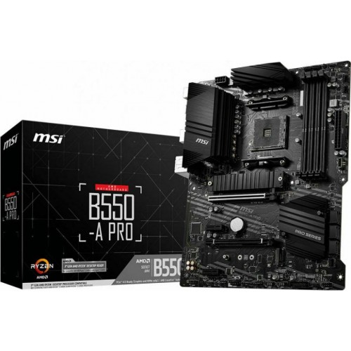 MOTHERBOARD MSI B550-A PRO AM4 AMD 7C56-002R