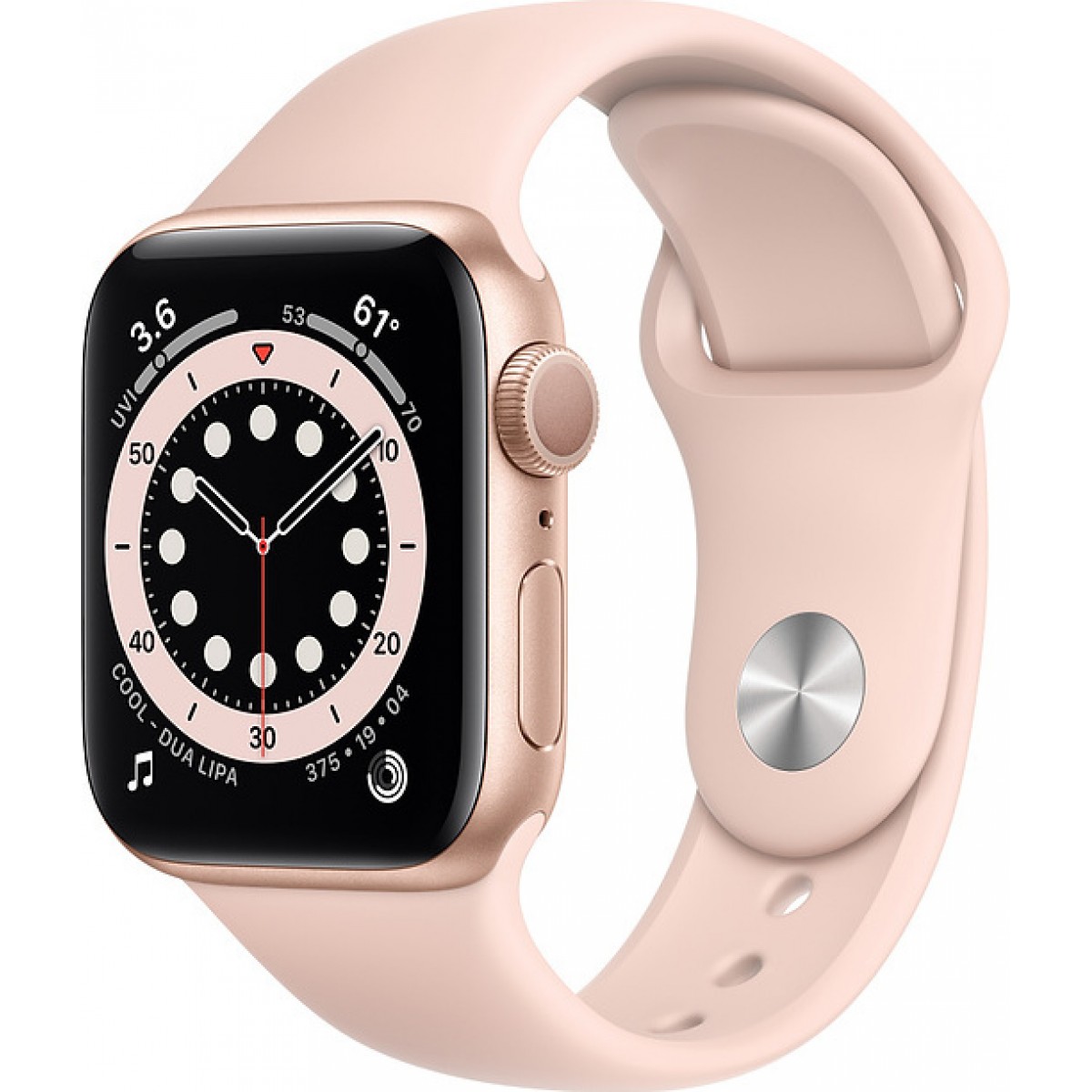 APPLE WATCH 6 40mm GPS GOLD/PINK SPORT BAND EU MG123VR/A
