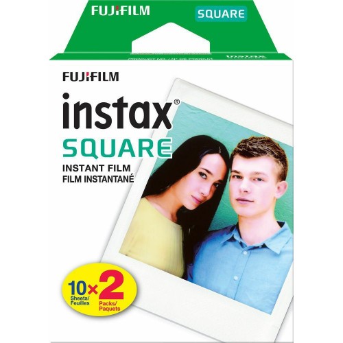 FILM FUJIFILM INSTAX SQUARE 10x2 PACK WHITE FRAME