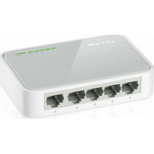 SWITCHER TP-LINK MINI DESKTOP 5 PORT 10/100M TL-SF1005D v18