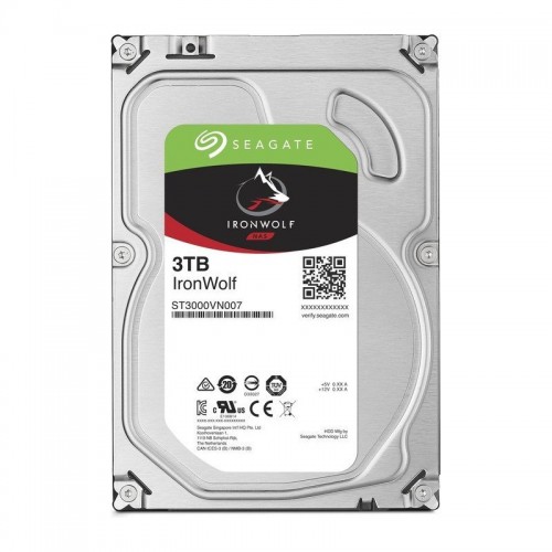 HDD SEAGATE IRONWOLF 3TB 3.5" SATA 3 256MB ST3000VN006