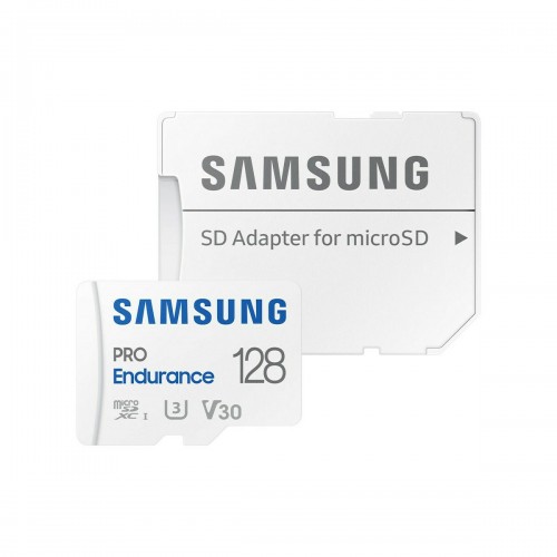 SAMSUNG MICRO SDXC PRO ENDURANCE 128GB CLASS 10 U3 V30 MB-MJ128KA ADAPTOR