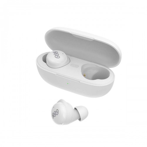 HANDS FREE QCY T17 TWS WHITE 6MM DYNAMIC DRIVER-MIC NOISE CANCEL WHITE