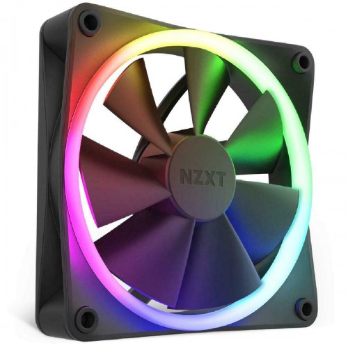 COOLING CASE FAN NZXT AER F140RGB 140mm BLACK FLUID DYNAMIC BEARING QUIET AIRFLOW RF-R14SF-B1