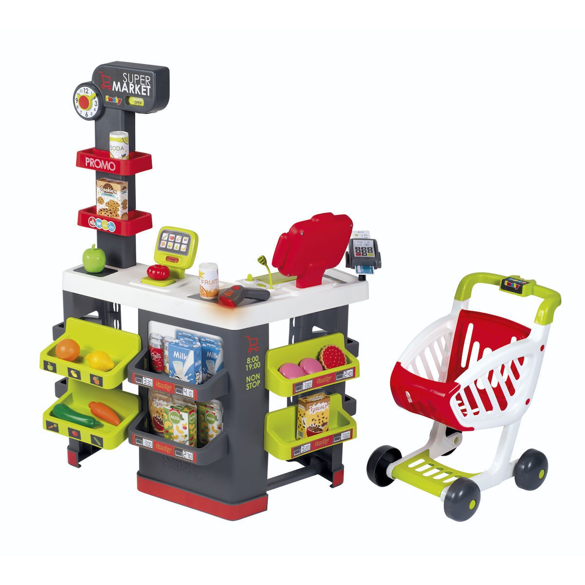 SMOBY SUPERMARKET WITH TROLLEY