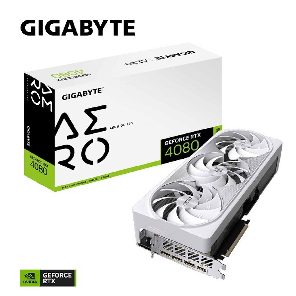 VGA GIGABYTE GEFORCE RTX 4080 16GB AERO OC GV-N4080AERO OC-16GD
