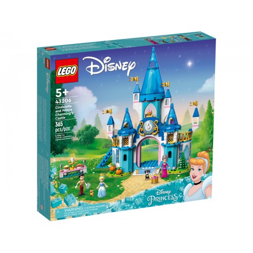 LEGO DISNEY 43206 CINDERELLA AND PRINCE CHARMING'S CASTLE