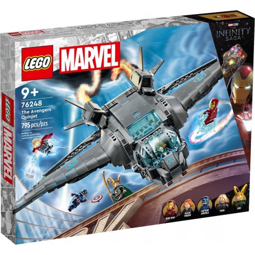 LEGO SUPER HERO MARVEL 76248 THE AVENGERS QUINJET