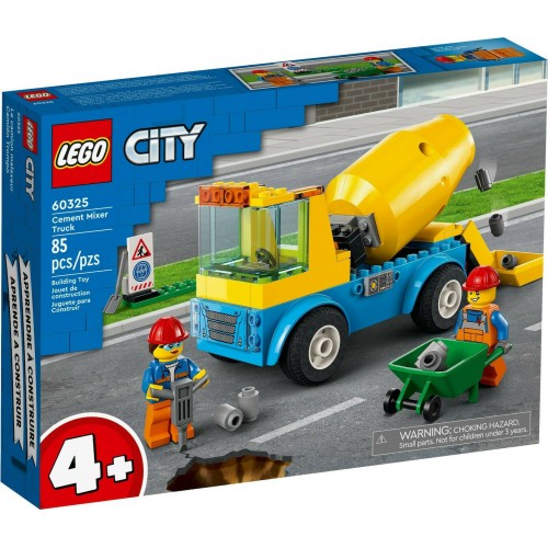 LEGO CITY 60325 CEMENT MIXER TRUCK