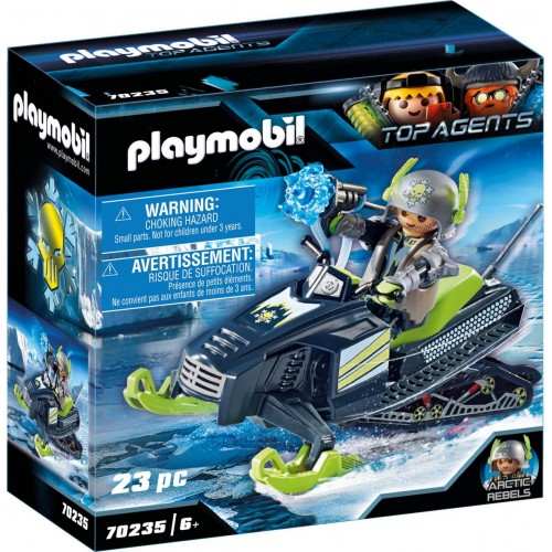 PLAYMOBIL TOP AGENTS 70235 ARCTIC REBELS ICE SCOOTER