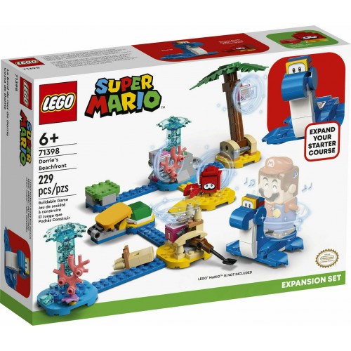 LEGO SUPER MARIO 71398 DORRIE’S BEACHFRONT EXPANSION SET