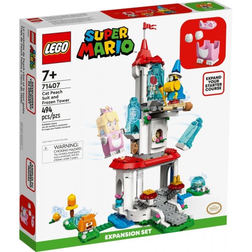 LEGO SUPER MARIO 71407 CAT PEACH SUIT AND FROZEN TOWER