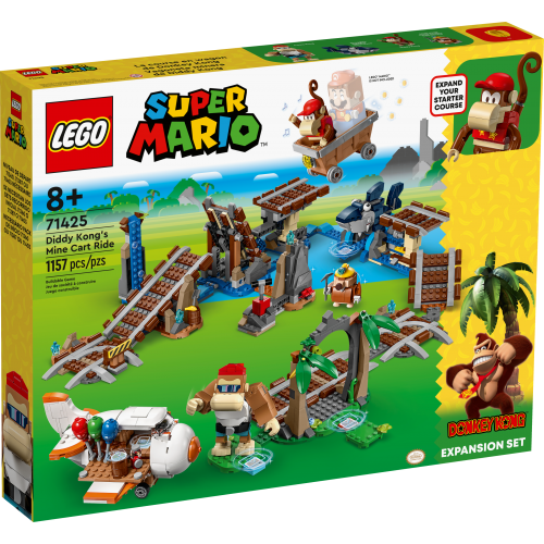 LEGO SUPER MARIO 71425 DIDDY KONG'S MINE CART RIDE EXPANSION SET