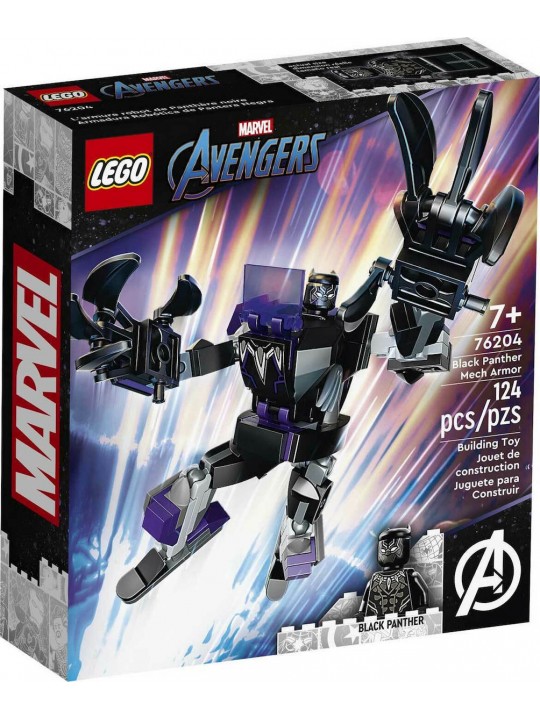LEGO MARVEL SUPER HEROES 76204 BLACK PANTHER MECH ARMOR