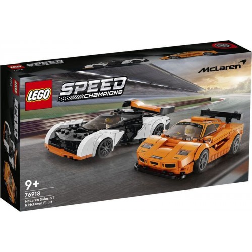 LEGO SPEED CHAMPIONS 76918 MCLAREN SOLUS GTAND MCLAREN F1 LM
