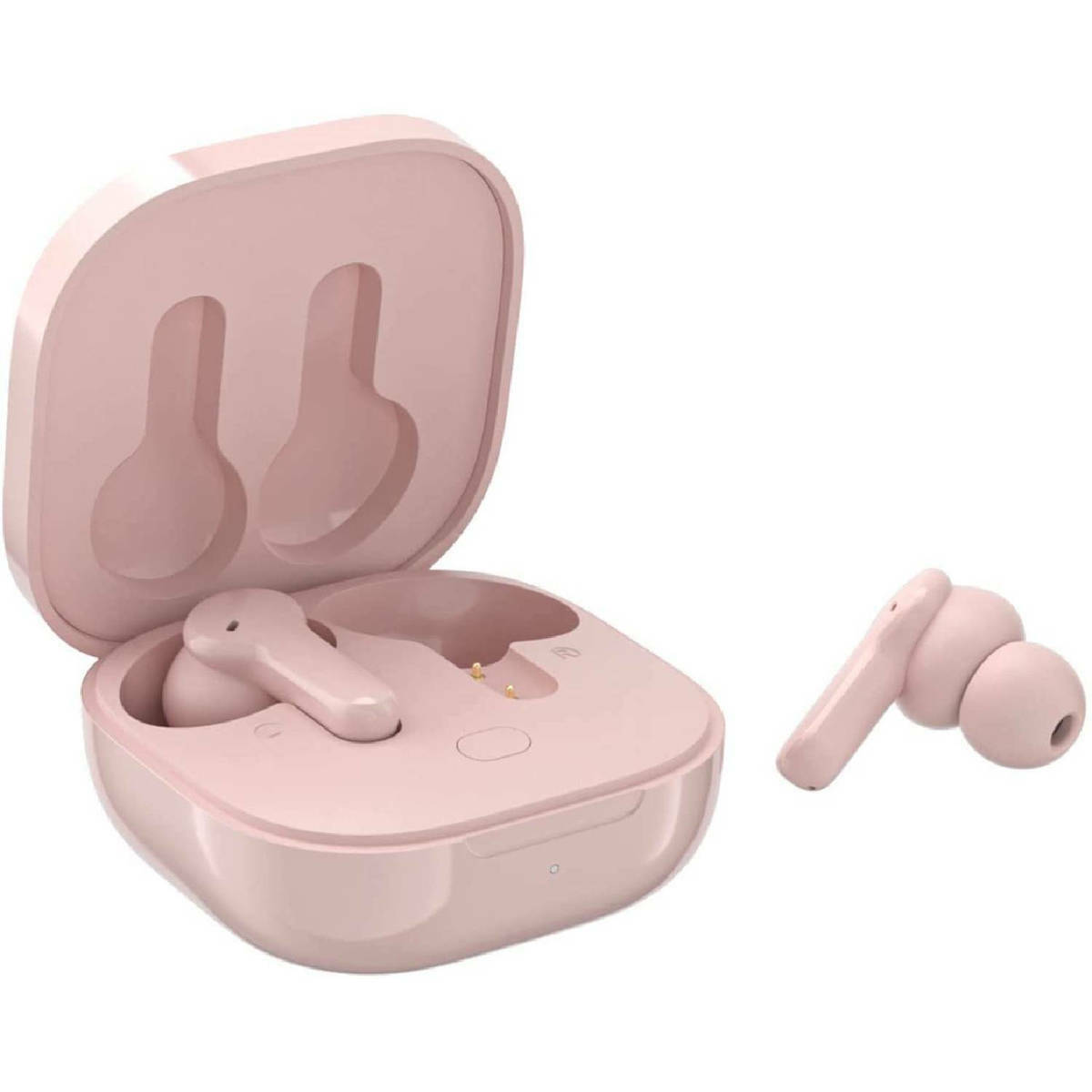 HANDS FREE QCY T13 TWS DUAL DRIVER 4-MIC NOISE CANCEL PINK 